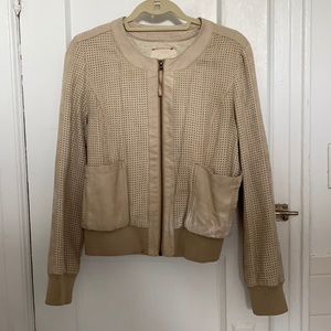 Anthropologie Genuine Leather Jacket